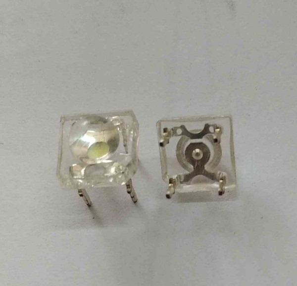 SQUARE WHITE WHITE LED Clear 4 LEG | Buy Electronic Components Online ...